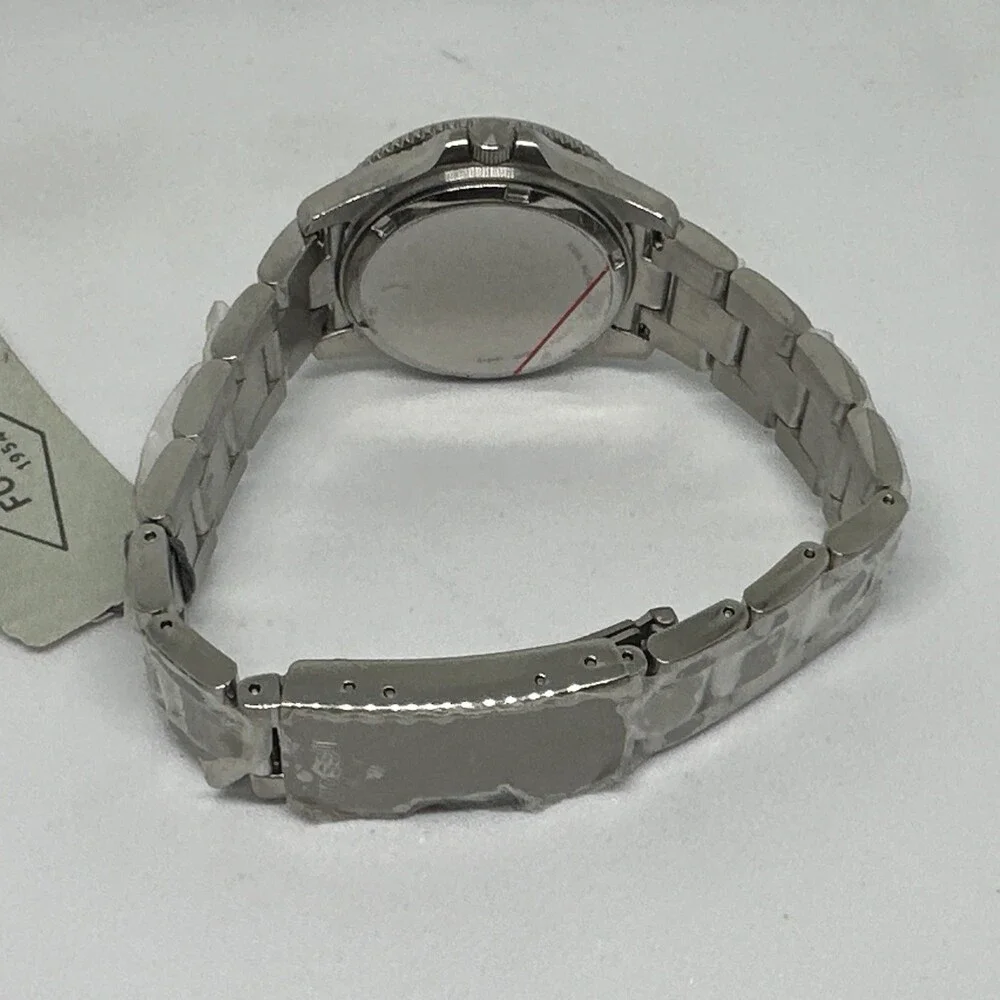 Fossil PR5435 Womens Silver Stainless Steel Analog Dial Quartz Wristwatch HME636